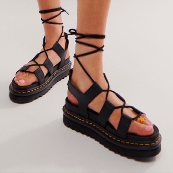 Dr. Martens Nartilla Flatform Sandals Women’s size 7 - Picture 1 of 10